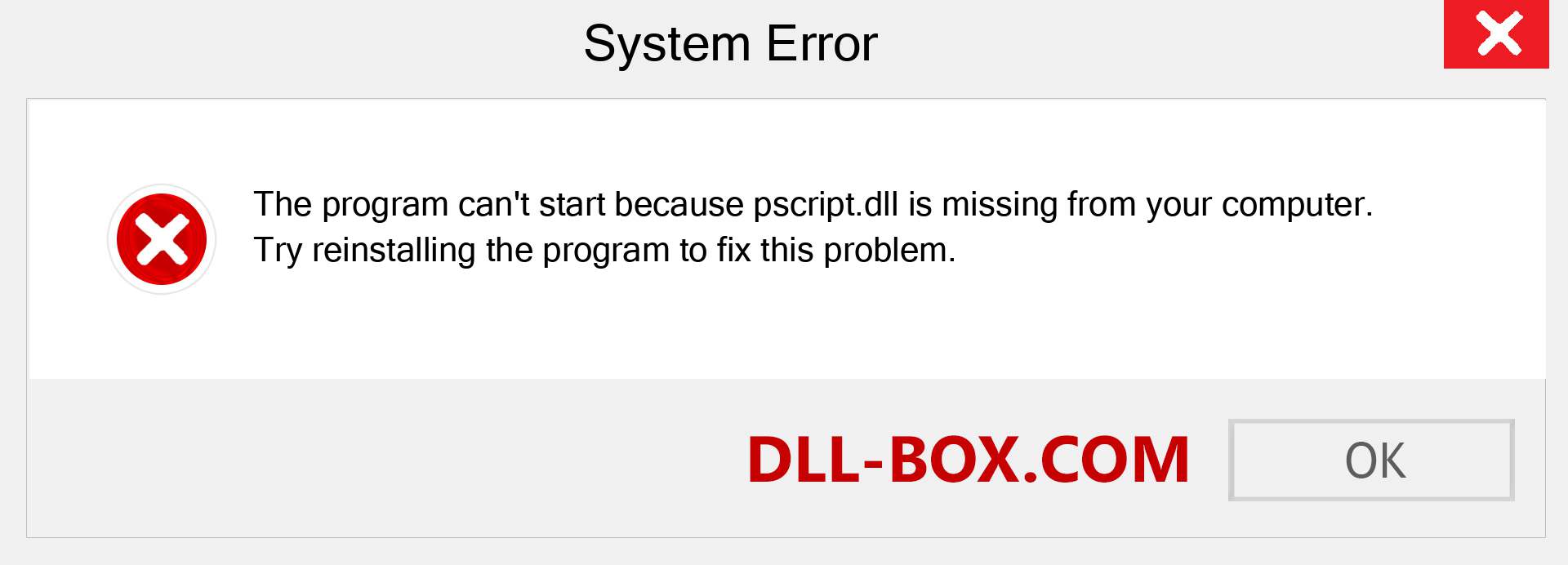  pscript.dll file is missing?. Download for Windows 7, 8, 10 - Fix  pscript dll Missing Error on Windows, photos, images