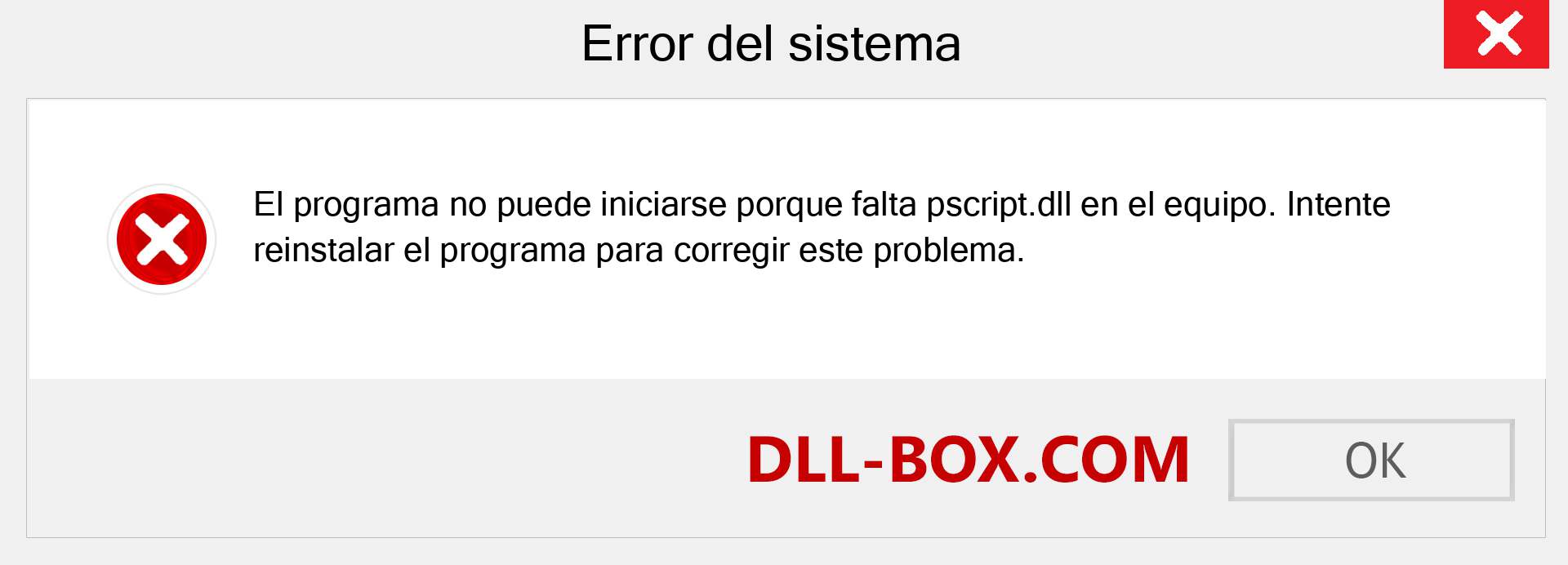 ¿Falta el archivo pscript.dll ?. Descargar para Windows 7, 8, 10 - Corregir pscript dll Missing Error en Windows, fotos, imágenes